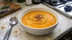 Krem z dyni butternut – gęsty, aromatyczny i zrobisz go w jednym garnku