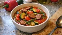 Leczo z groszkiem i fasolką szparagową – domowy obiad z jednego garnka