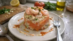 Koktajl z krewetek i wędzonego łososia – elegancka przystawka w 15 minut