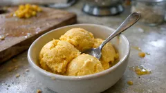 Kremowe lody mango bez gotowania — prosty przepis do sorbetiery