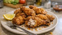 Chrupiące skrzydełka i pałki z kurczaka w panierce – prosto i zawsze się udają