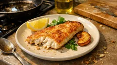 Smażona ryba bez intensywnego zapachu: prosty patent z kawałkiem jabłka