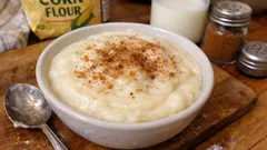 Antylskie bouilli z mąki kukurydzianej – kremowy deser na mleku bez grudek