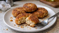 Kotlety z fasoli z puszki – chrupiące jak schabowy i zawsze trzymają kształt