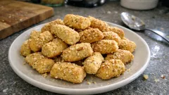 Bachkoutou – tunezyjskie ciasteczka z sezamem i migdałami, idealne do kawy