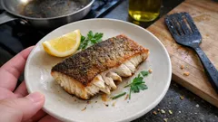 Smażona ryba, która nie przywiera: metoda „kropla i lustro” krok po kroku