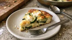 Wytrawne clafoutis z cukinią i kozim serem – lekka zapiekanka, która zawsze się udaje