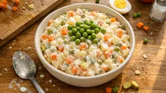 Sałatka jarzynowa jak u mamy: klasyk z ogórkiem kiszonym i jabłkiem