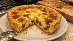 Quiche z chorizo: wytrawna tarta z piekarnika na obiad i do lunchboxa