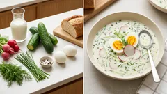 Chłodnik ogórkowy z rzodkiewką na maślance – lekka zupa bez gotowania