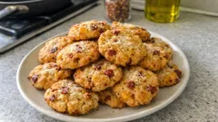 Wytrawne ciasteczka z chorizo i parmezanem – szybka przekąska do wina