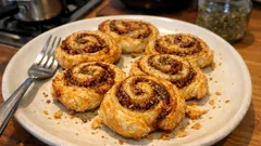 Roladki z ciasta francuskiego z anchois i suszonymi pomidorami – szybka przekąska