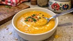 Aksamitny krem z brukwi i marchewki z curry – prosty przepis z mlekiem kokosowym