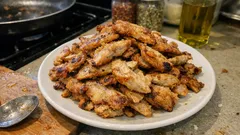 Gyros z indyka z patelni – marynata z cytryną i czosnkiem, soczysty za każdym razem