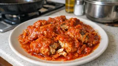 Karp w pomidorach na Wigilię – smażony, a potem dojrzewa w słodko-kwaśnej zalewie