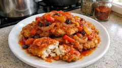 Ryba po kaszubsku w słodko-kwaśnej zalewie pomidorowej – najlepsza po nocy w lodówce